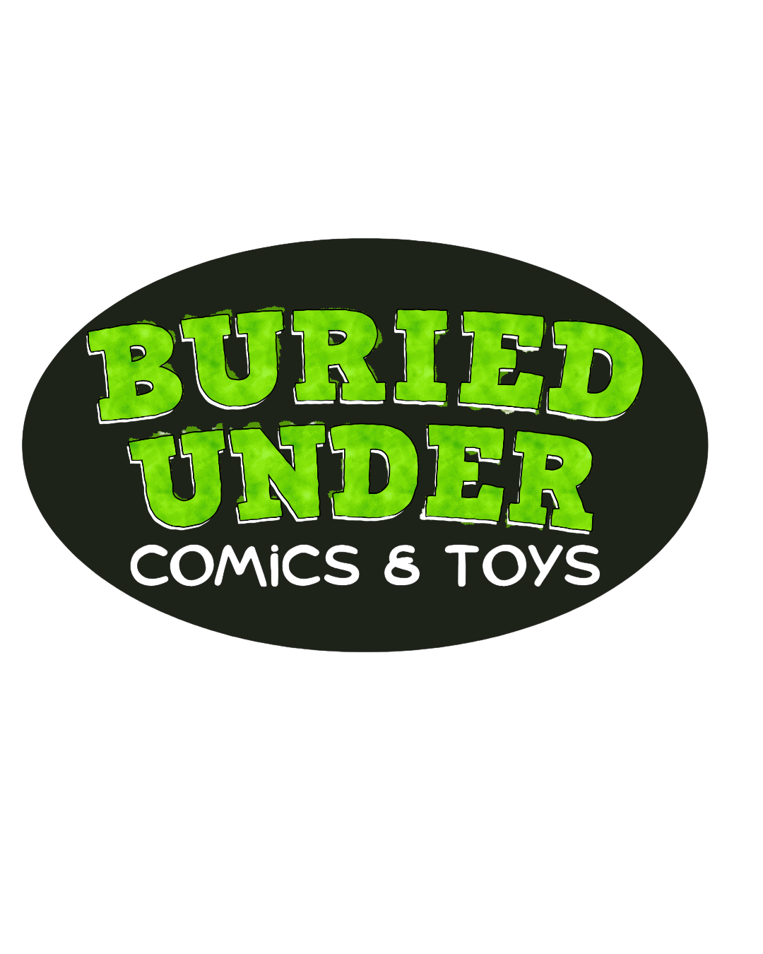 Buried Under Comics logo